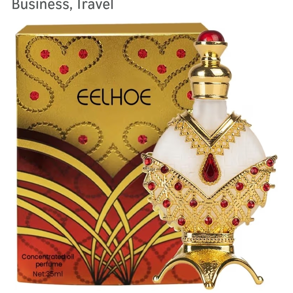 Gold and Red Body Oil